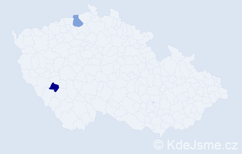 Příjmení: 'Polešová', počet výskytů 3 v celé ČR