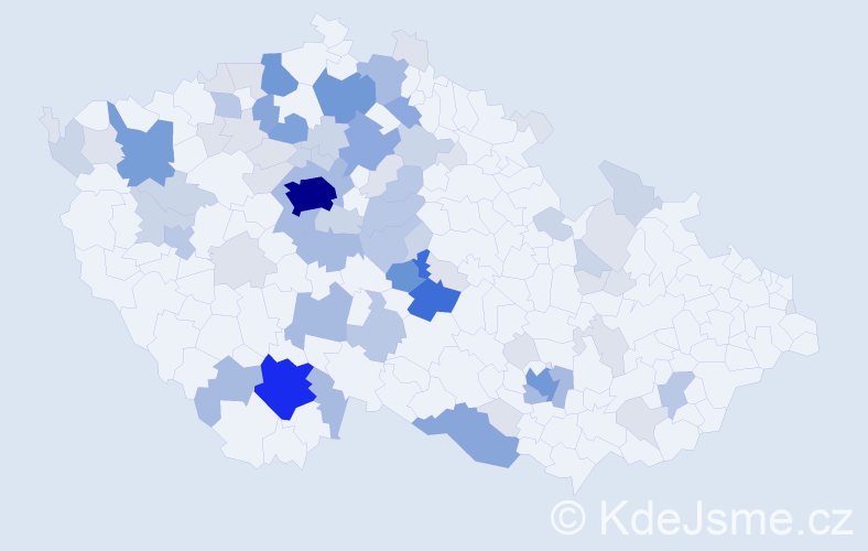 Příjmení: 'Hart', počet výskytů 234 v celé ČR