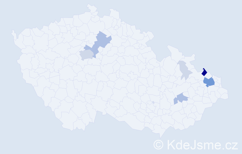 Příjmení: 'Krautwurstová', počet výskytů 28 v celé ČR