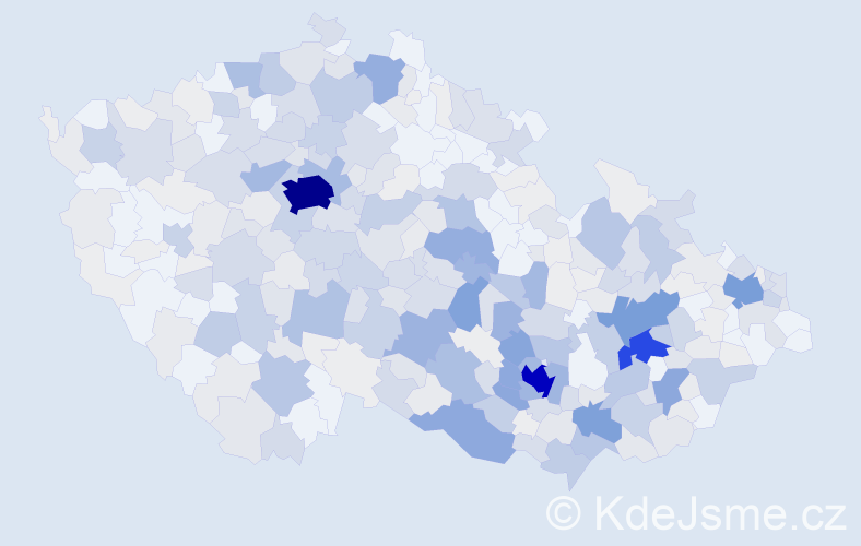 Příjmení: 'Brázda', počet výskytů 1541 v celé ČR