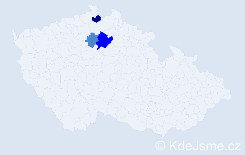 Příjmení: 'Holčuk', počet výskytů 7 v celé ČR