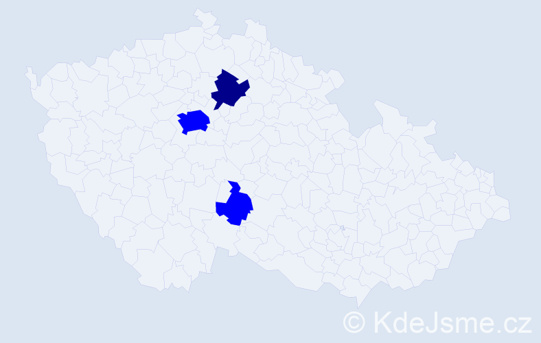 Příjmení: 'Femiak', počet výskytů 7 v celé ČR