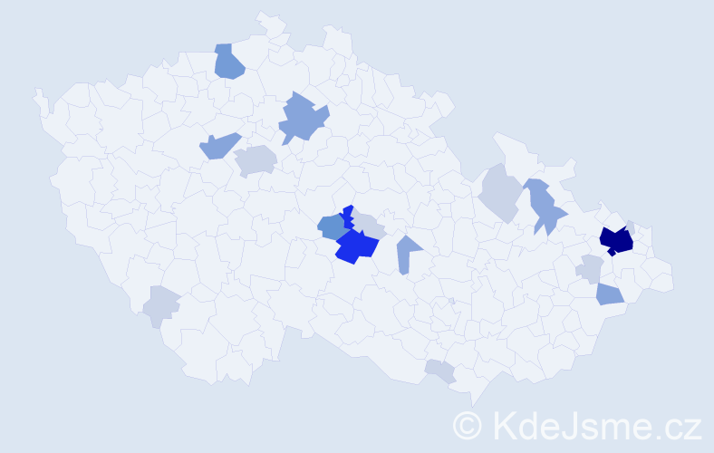 Příjmení: 'Neuvirthová', počet výskytů 51 v celé ČR