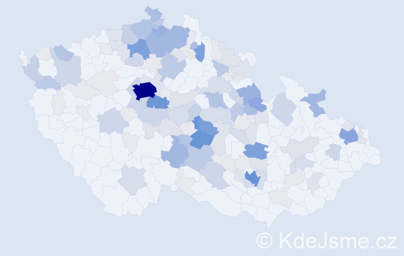 Příjmení: 'Plíhal', počet výskytů 487 v celé ČR