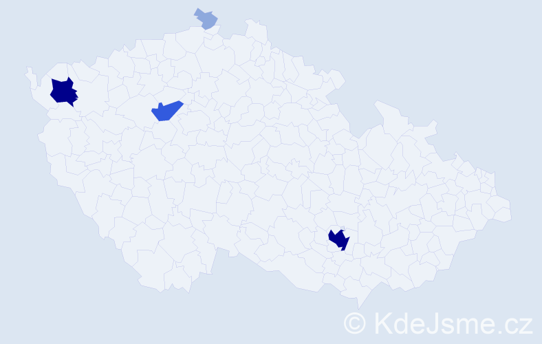 Příjmení: 'Siničák', počet výskytů 14 v celé ČR