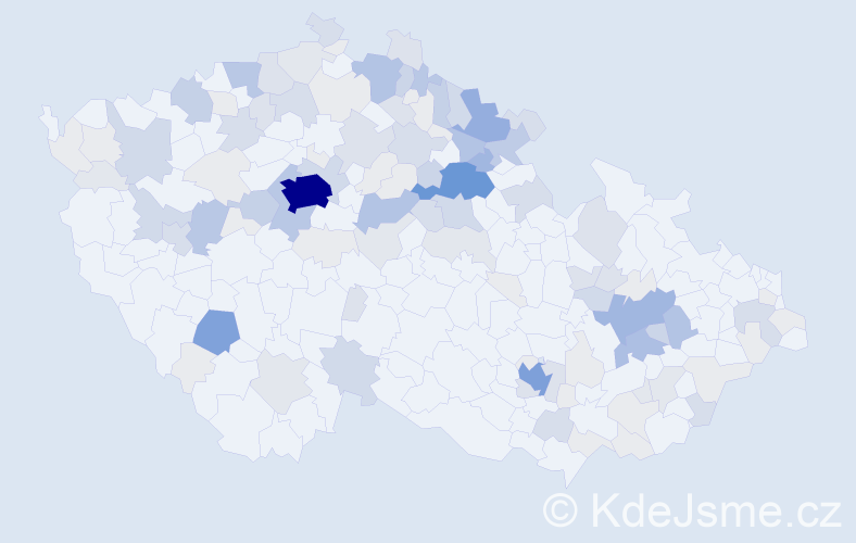 Příjmení: 'Pacáková', počet výskytů 478 v celé ČR