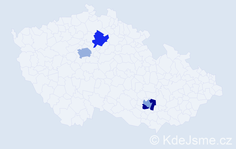 Příjmení: 'Dobrotska', počet výskytů 5 v celé ČR