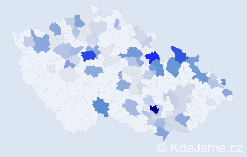 Příjmení: 'Neugebauer', počet výskytů 405 v celé ČR