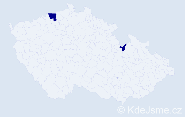 Příjmení: 'Rupprich', počet výskytů 6 v celé ČR