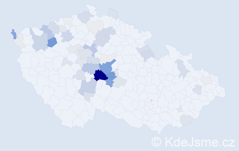 Příjmení: 'Štecher', počet výskytů 164 v celé ČR