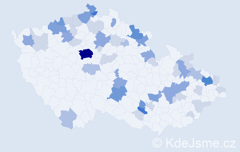 Příjmení: 'Wenzel', počet výskytů 141 v celé ČR