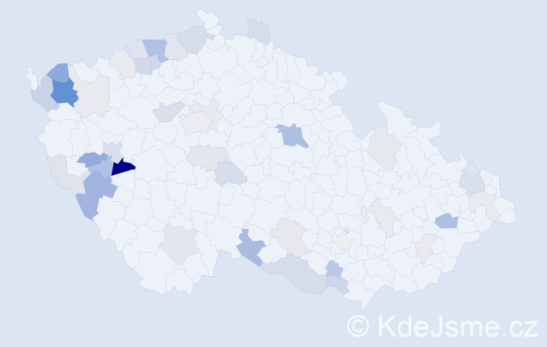 Příjmení: 'Brandlová', počet výskytů 117 v celé ČR