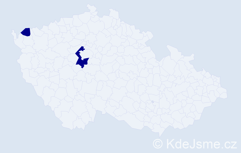 Příjmení: 'Csicsolová', počet výskytů 4 v celé ČR