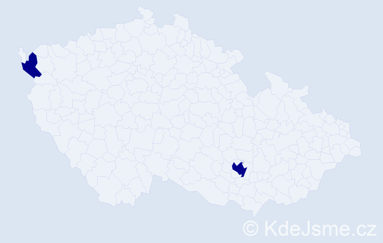 Příjmení: 'Ashkenazy', počet výskytů 2 v celé ČR