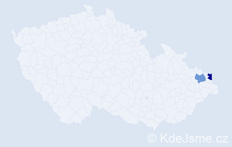 Příjmení: 'Kopeinig', počet výskytů 2 v celé ČR