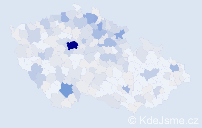 Příjmení: 'Matoušová', počet výskytů 1247 v celé ČR