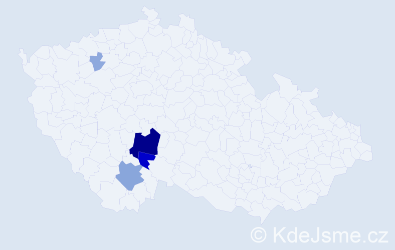 Příjmení: 'Čančurová', počet výskytů 20 v celé ČR