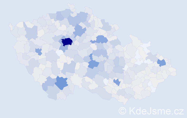 Příjmení: 'Bárta', počet výskytů 4753 v celé ČR