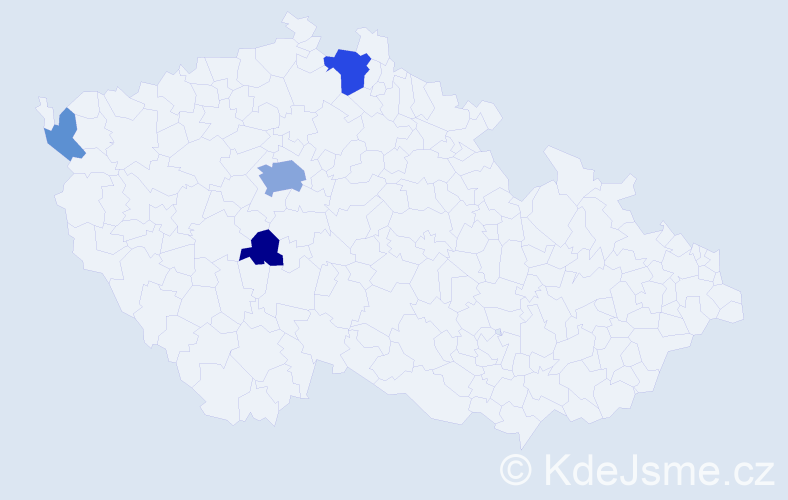 Příjmení: 'Minčič', počet výskytů 12 v celé ČR