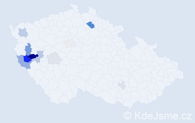 Příjmení: 'Kreysa', počet výskytů 42 v celé ČR