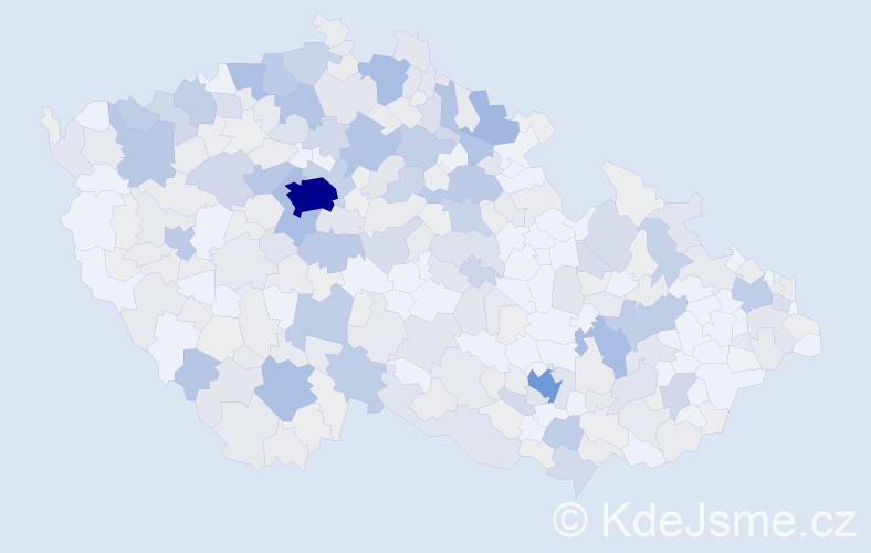 Příjmení: 'Albrecht', počet výskytů 1088 v celé ČR