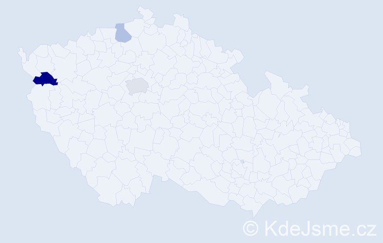 Příjmení: 'Postránský', počet výskytů 10 v celé ČR