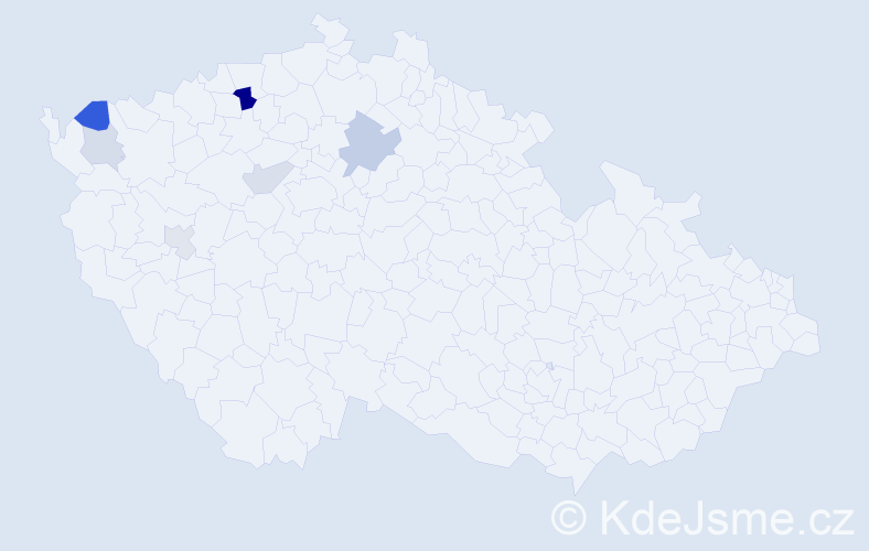 Příjmení: 'Málišová', počet výskytů 12 v celé ČR