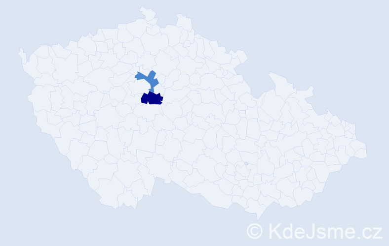 Příjmení: 'Motuz', počet výskytů 4 v celé ČR