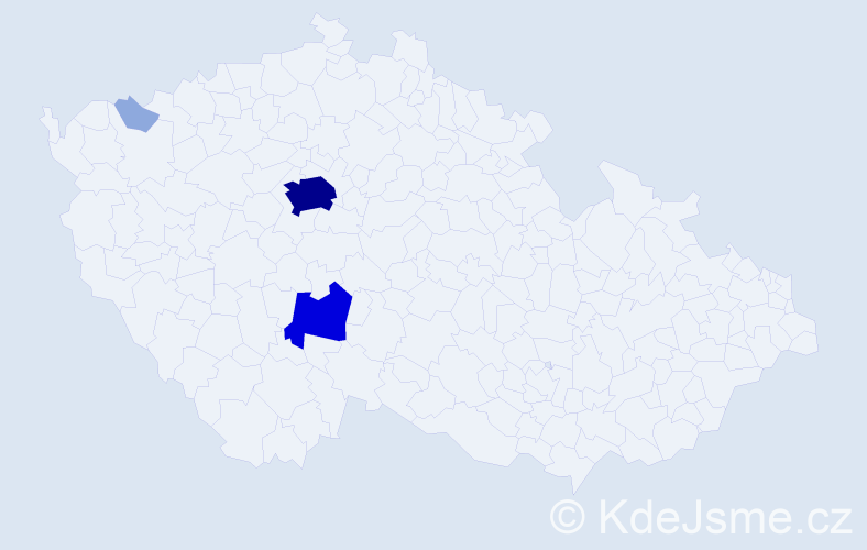 Příjmení: 'Langmüllerová', počet výskytů 14 v celé ČR