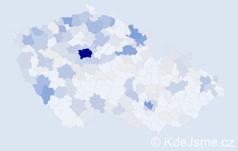 Příjmení: 'Hofmann', počet výskytů 662 v celé ČR