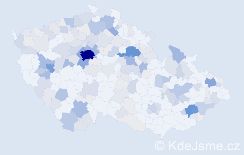 Příjmení: 'Dolanská', počet výskytů 665 v celé ČR