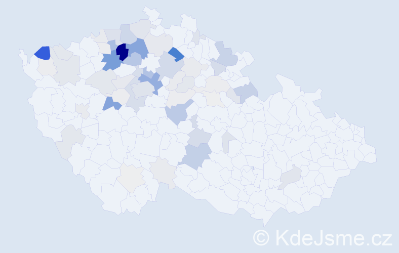 Příjmení: 'Laube', počet výskytů 271 v celé ČR