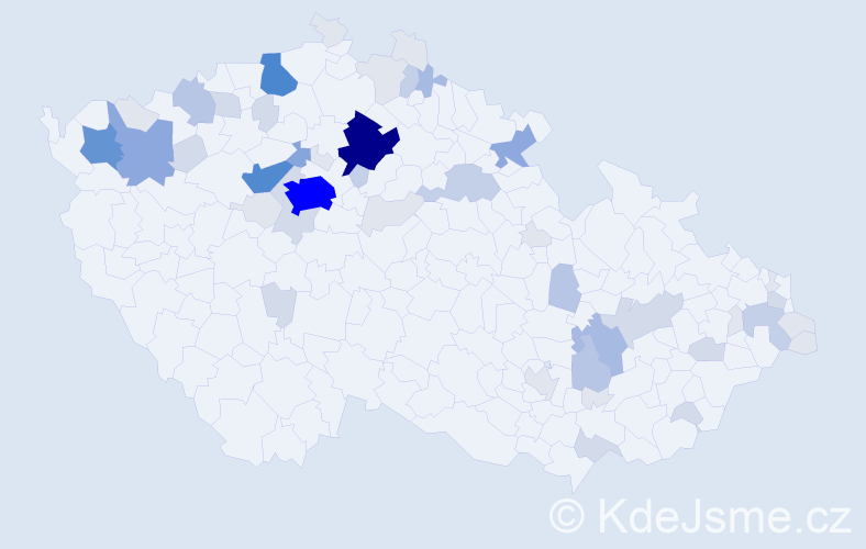 Příjmení: 'Fečo', počet výskytů 196 v celé ČR