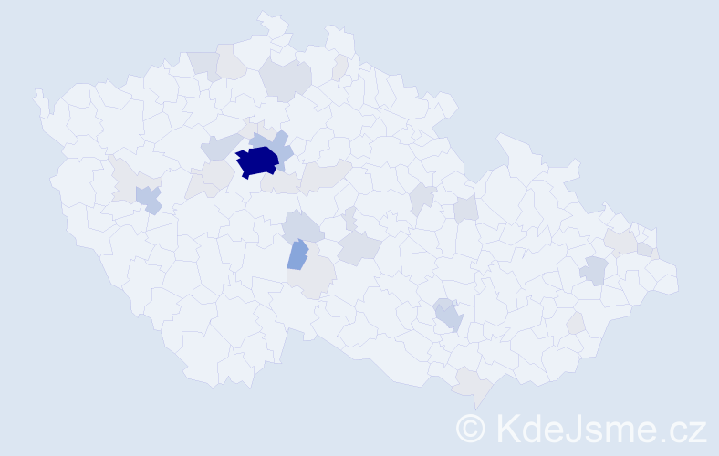 Příjmení: 'Polyak', počet výskytů 113 v celé ČR