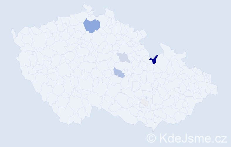 Příjmení: 'Dzura', počet výskytů 12 v celé ČR