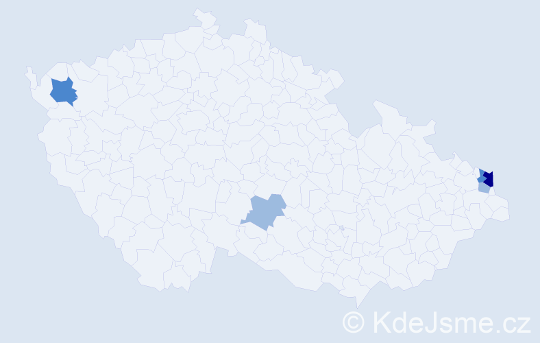 Příjmení: 'Szablatura', počet výskytů 10 v celé ČR