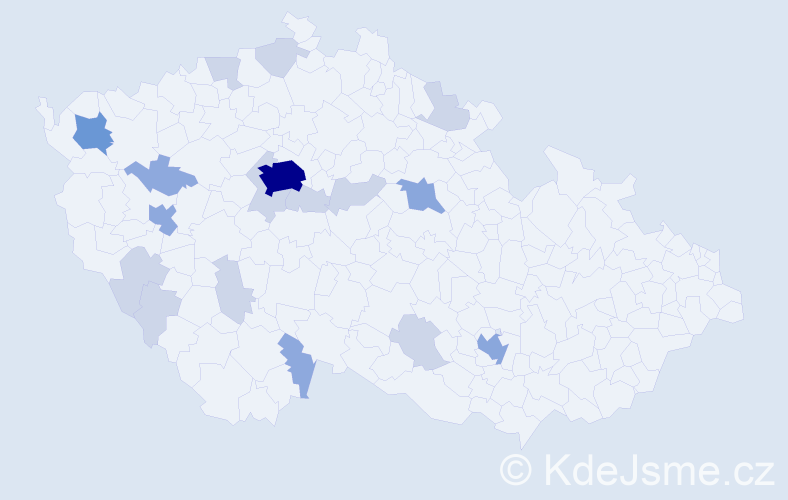 Příjmení: 'Reitmeier', počet výskytů 41 v celé ČR