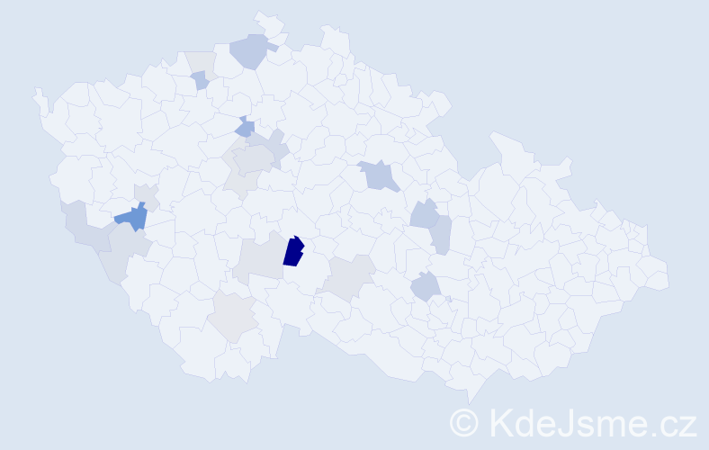 Příjmení: 'Kostkubová', počet výskytů 41 v celé ČR