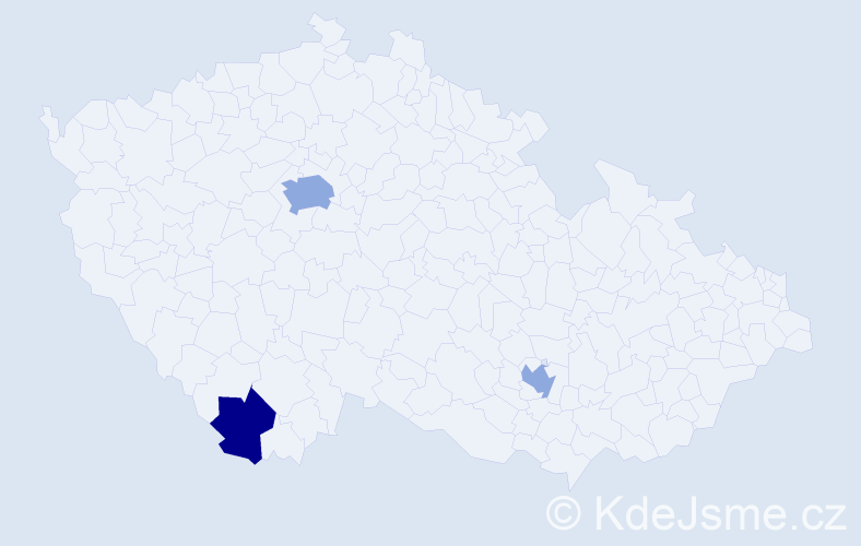 Příjmení: 'Ardó', počet výskytů 11 v celé ČR