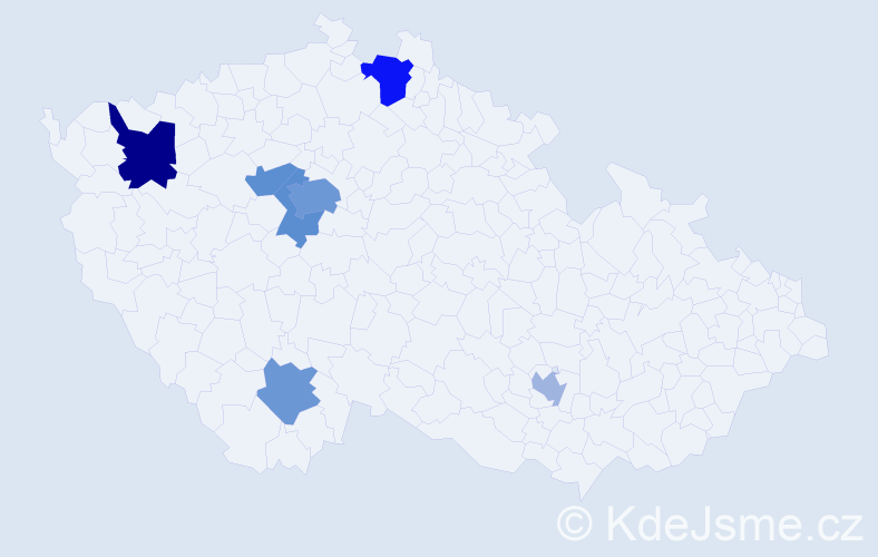 Příjmení: 'Parfenova', počet výskytů 14 v celé ČR