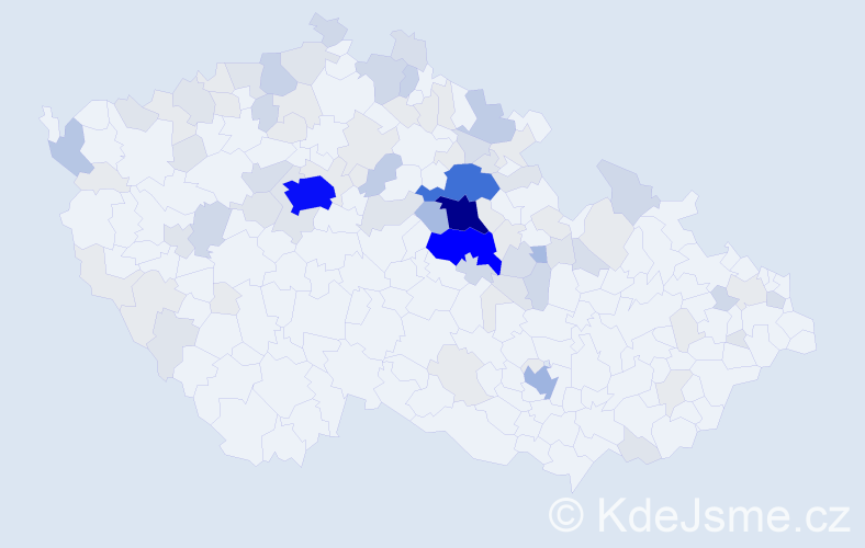 Příjmení: 'Pleskotová', počet výskytů 353 v celé ČR