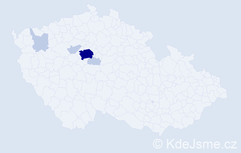 Příjmení: 'Soboleva', počet výskytů 13 v celé ČR
