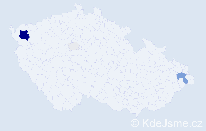 Příjmení: 'Polom', počet výskytů 9 v celé ČR