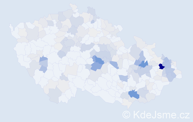 Příjmení: 'Niklová', počet výskytů 793 v celé ČR