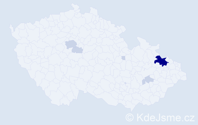 Příjmení: 'Gattnerová', počet výskytů 17 v celé ČR