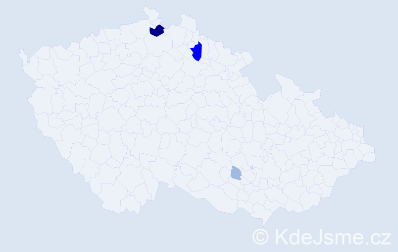 Příjmení: 'Pitrušková', počet výskytů 8 v celé ČR
