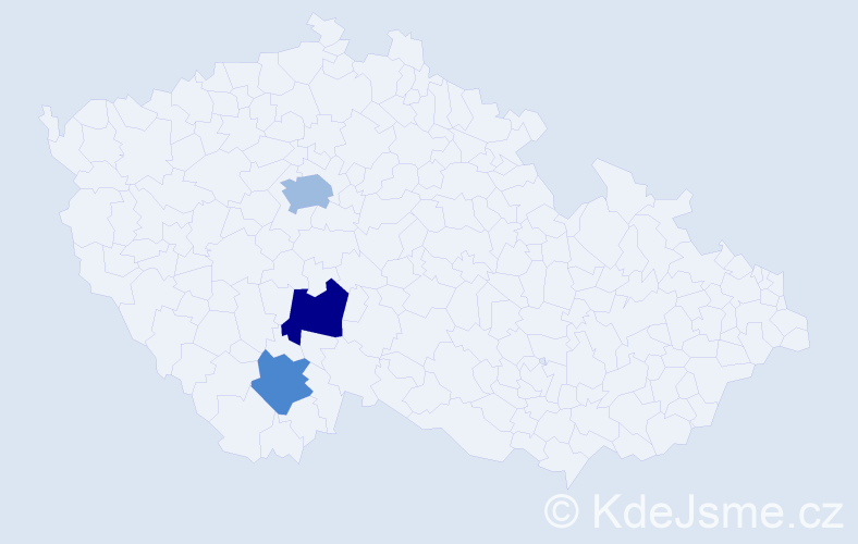 Příjmení: 'Panka', počet výskytů 7 v celé ČR