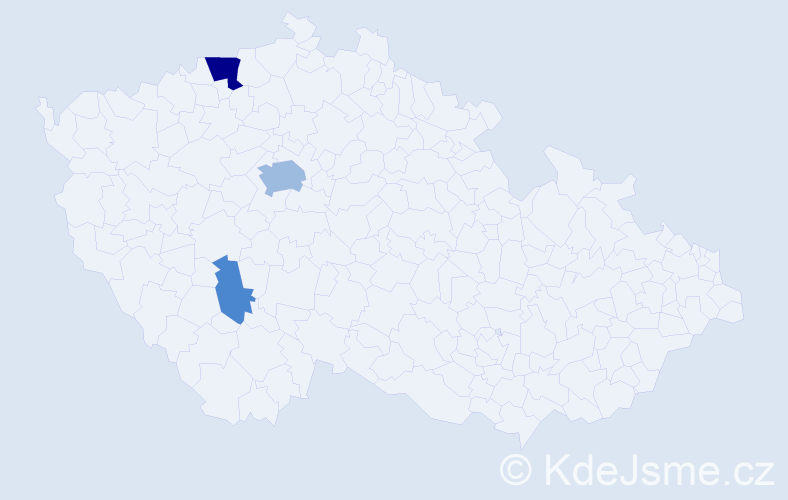 Příjmení: 'Voth', počet výskytů 7 v celé ČR