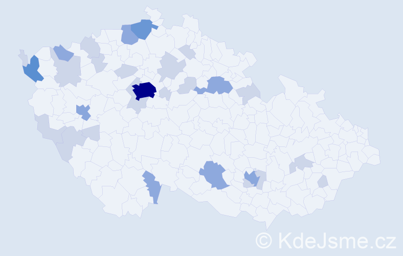 Příjmení: '"Tran Quoc"', počet výskytů 58 v celé ČR