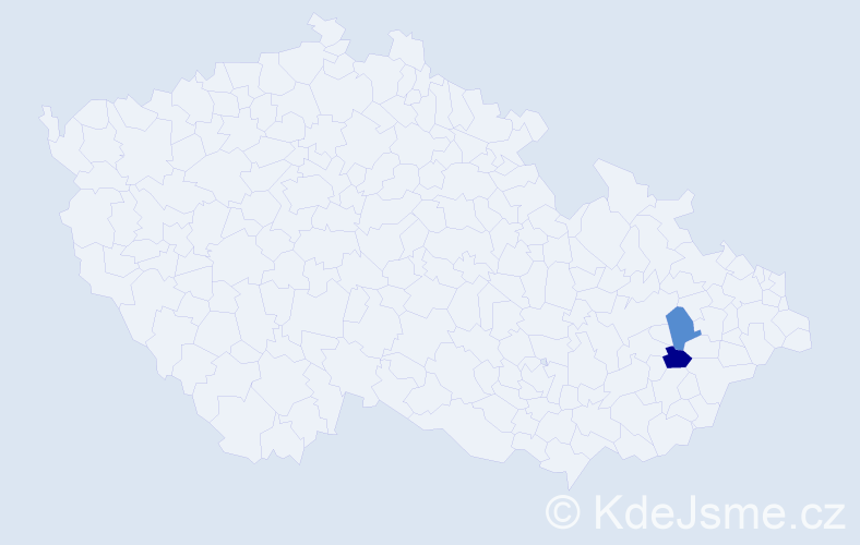 Příjmení: 'Černotský', počet výskytů 2 v celé ČR